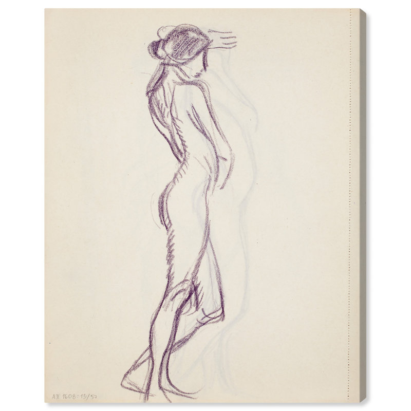 Carnet de croquis, figure féminine classique, Art Remedy, Toile tendue, H 30 po x l 24 po