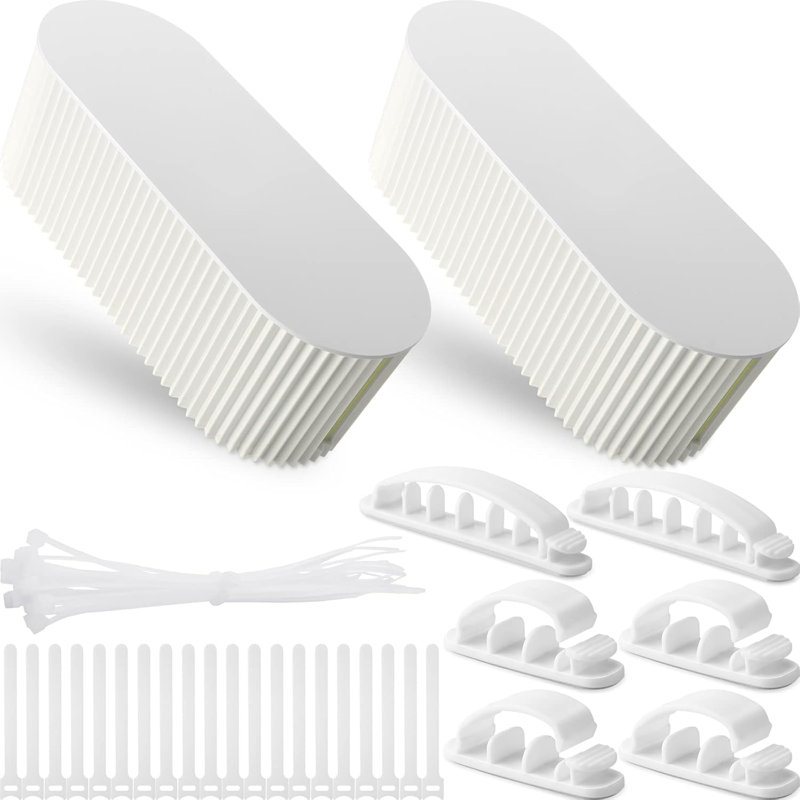 Chun Ning Art Realm Cable Organizer, White