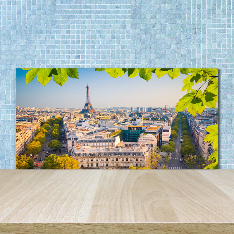 Alaa Green - Paris - No Frame Print on Glass