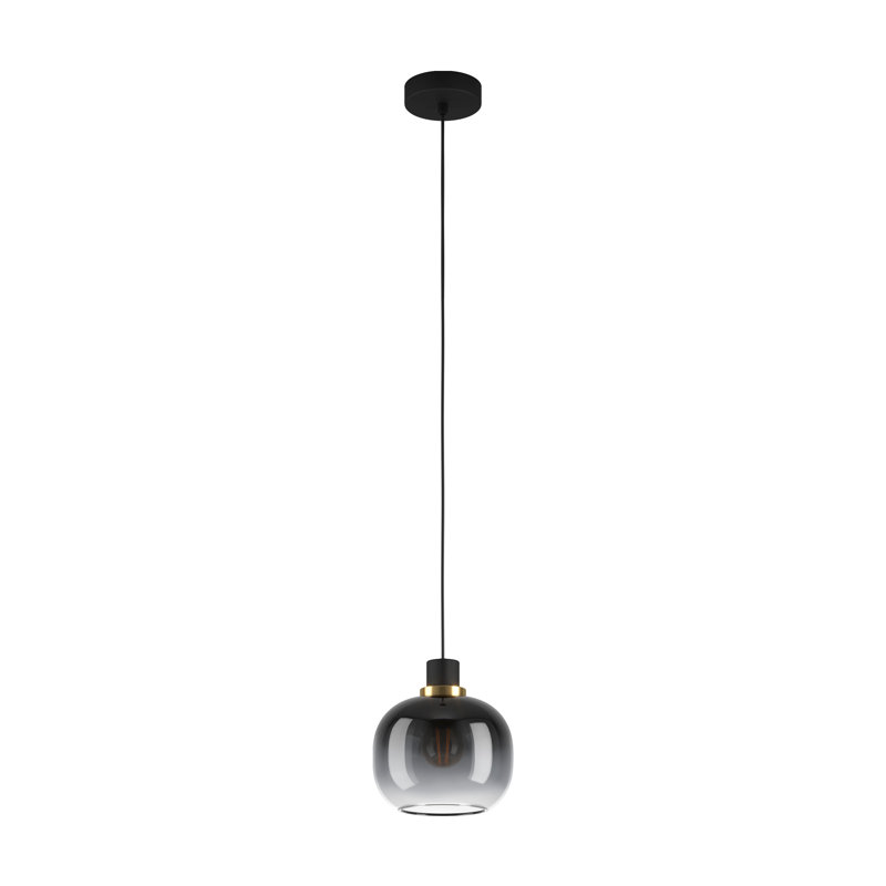 Laurent 1 - Light Single Pendant, Black/Grey