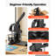 Button Maker Machine 1"/1.25"/2.25"(25/32/58 mm) Pin Maker Black, with 300pcs Button Parts, Circle Cutter and Magic Book, Ergonomic Handle, for DIY Badges, Pins, Fridge Magnets and Key Chains