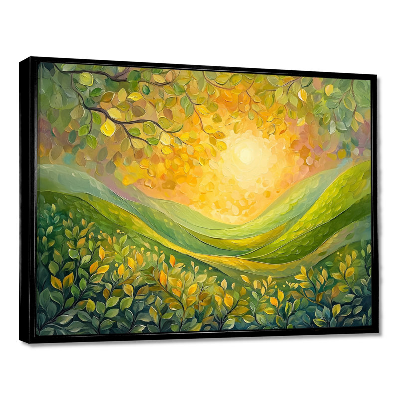 Brittain - Abstract Wall Art, H 34 po x l 44 po, Noir, noir, noir, noir, Cadre flottant