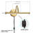 10W Dimmable LED Picture Light Fixture, Plug In/Hardwired,3CCT-82204611