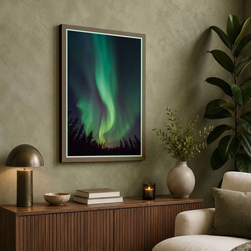 Print, 30x20 - 76.2 x 50.8 cm, Teal Border