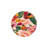 Pink Floral Woven Base Washable Carpet-625669453