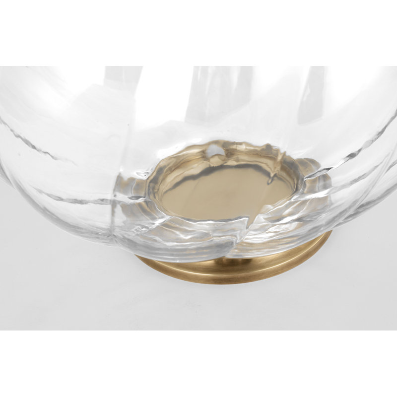 Talia Table Lamp, Clear Glass