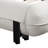 Bed Frame With Boucle Fabric, Upholstered Platform Bed With Curve-Shaped Design & Thick Headboard-2102824175