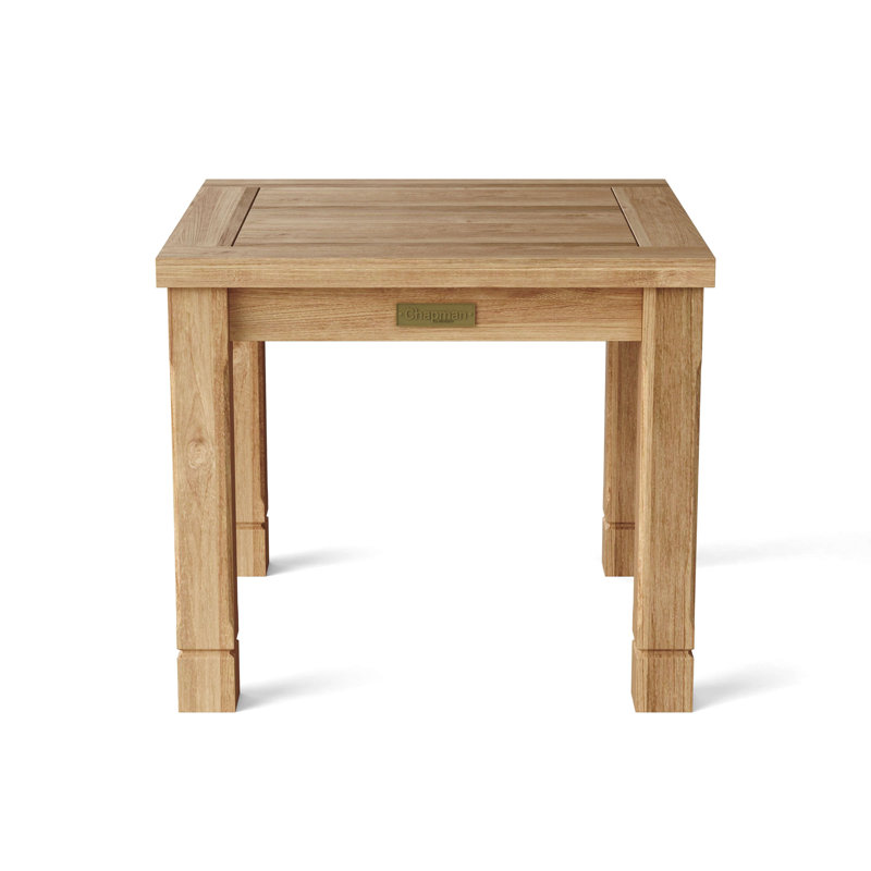 Outdoor Square Teak Side Table