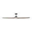 Visual Comfort Fan Collins Smart 70 Indoor Ceiling Fan with Threaded Downrod, Natural Honey blades and Handheld Remote-1277752166-1277752162