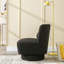 Fauteuil demi-tonneau pivotant en polyester 23,6 po Daresha-1310373681