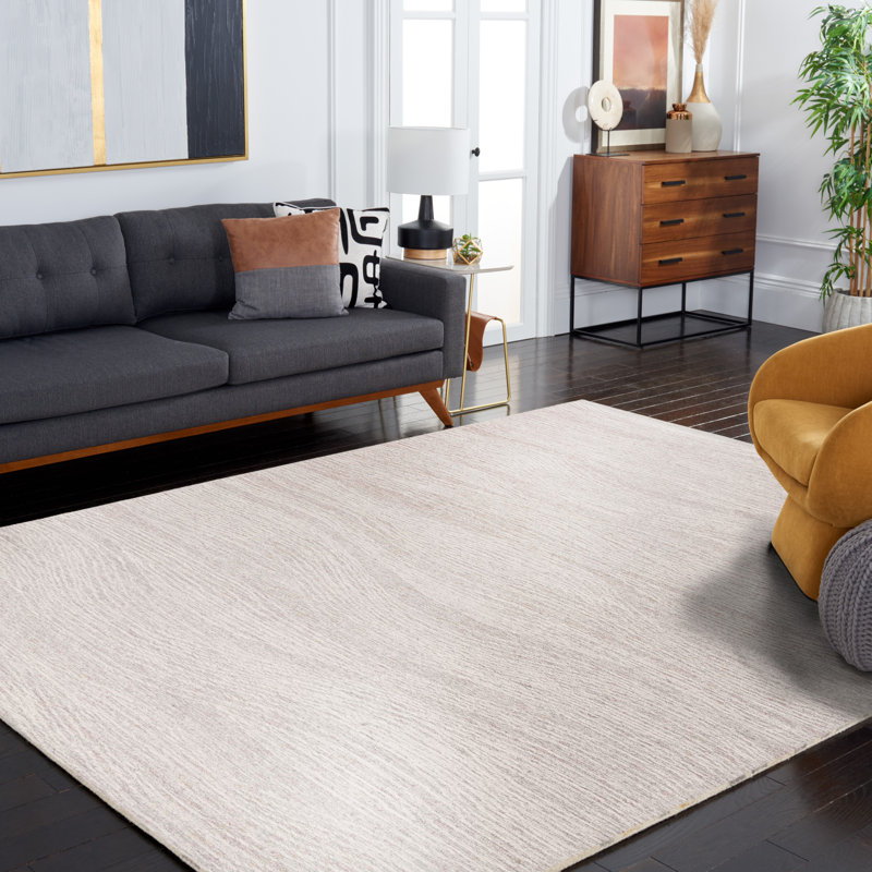 Abstract Wool Hand Tufted Area Rug, Rectangle 244 x 305 cm