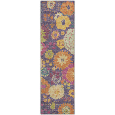 Premium Machine Washable Mayfield Floral Rug