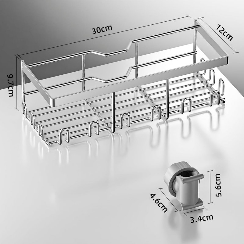Fixed Stainless Steel Shower Caddy