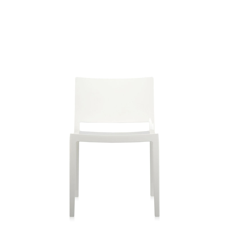 Lizz Mat 17.32'' H Stacking Side Chair, White