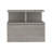 14" Brown Wood One Drawer Floating Nightstand-1277933055