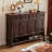 Retro large storage furniture shoe cabinet