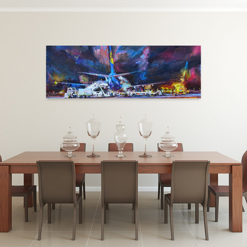 "Vibrant", art mural contemporain coloré, H 60 po x l 20 po