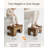 Foldable Toilet Stool, 2-Level Bamboo Squatting Stool