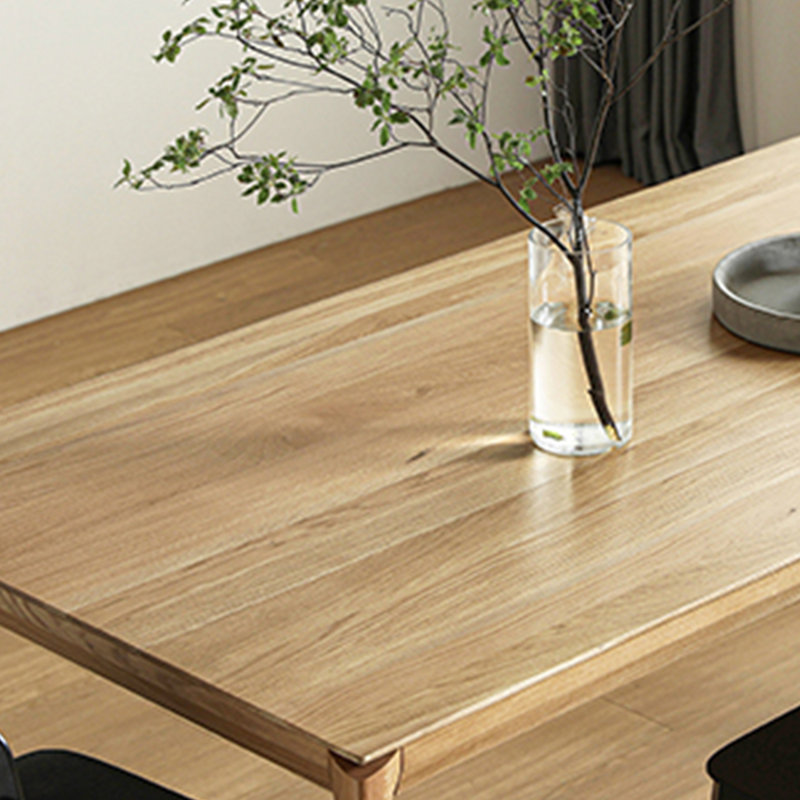 Table de salle à manger Minimalist Imported, H 29,92 po x L 86,61 po x l 37,4 po, Naturel