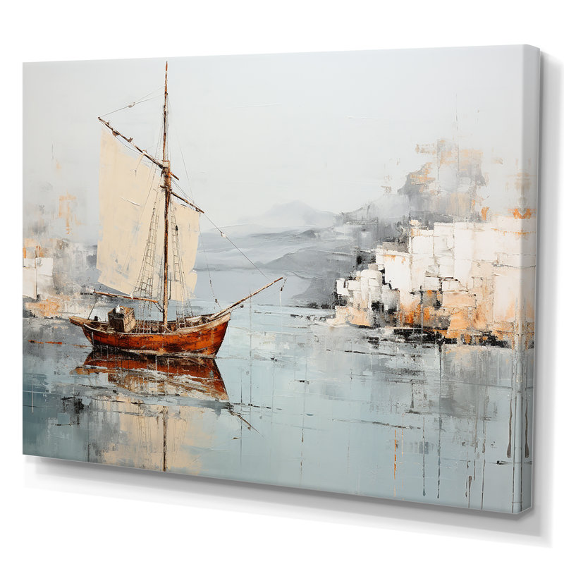Reproduction d'art sur toile, "Alfonza", H 16 po x l 32 po, Toile tendue