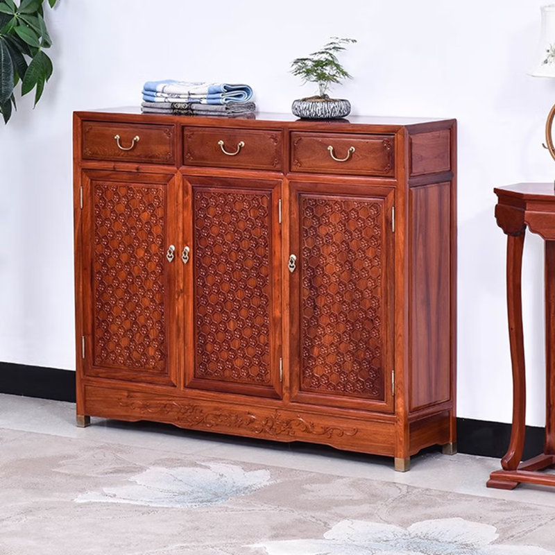 Armoire à chaussures en bois massif