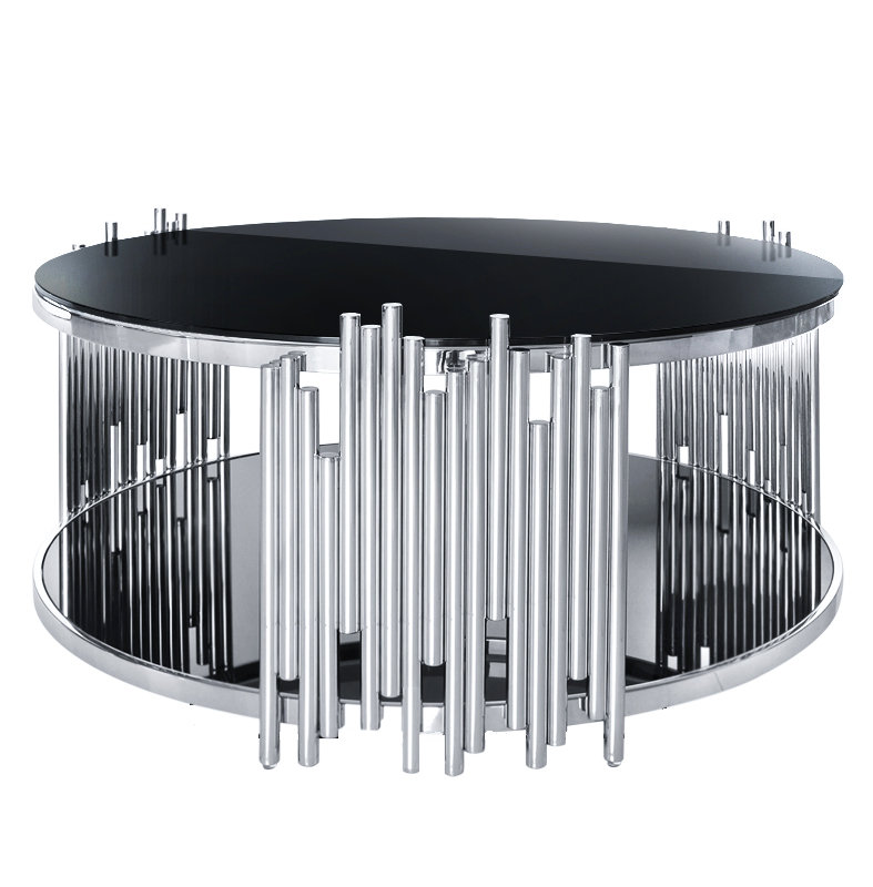 Table basse Fortney, Argent poli