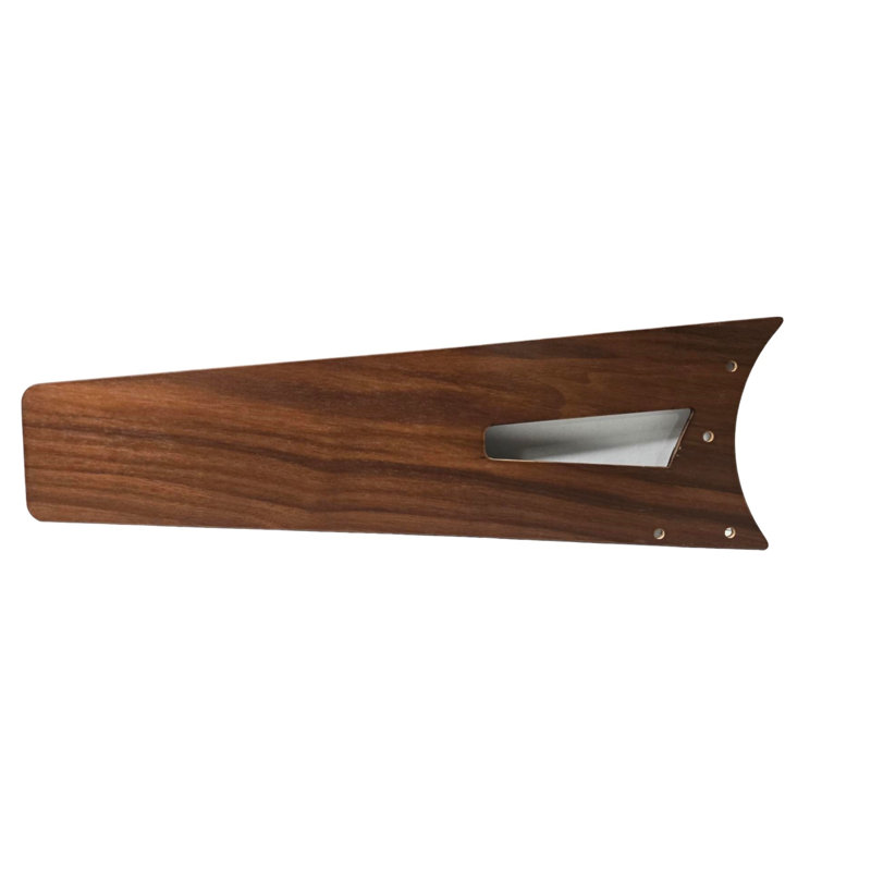 Eco-Friendly 54'' Oil Rubbed Bronze Ceiling Fan with Walnut Blades