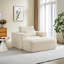 Fauteuil en velours côtelé de 62,5 pouces avec repose-pieds amovible pour la vie intérieure, sans assemblage, moelleux et confortable-118010668