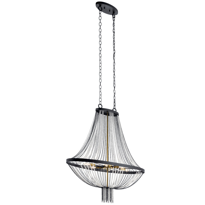 Alexia 6 - Light Wagon Wheel Chandelier