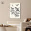 Illustration d'une paire d'oiseaux perchés sur toile par Art Remedy-115025049-115025052