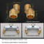 Robinet de douche luxueux avec valve brute