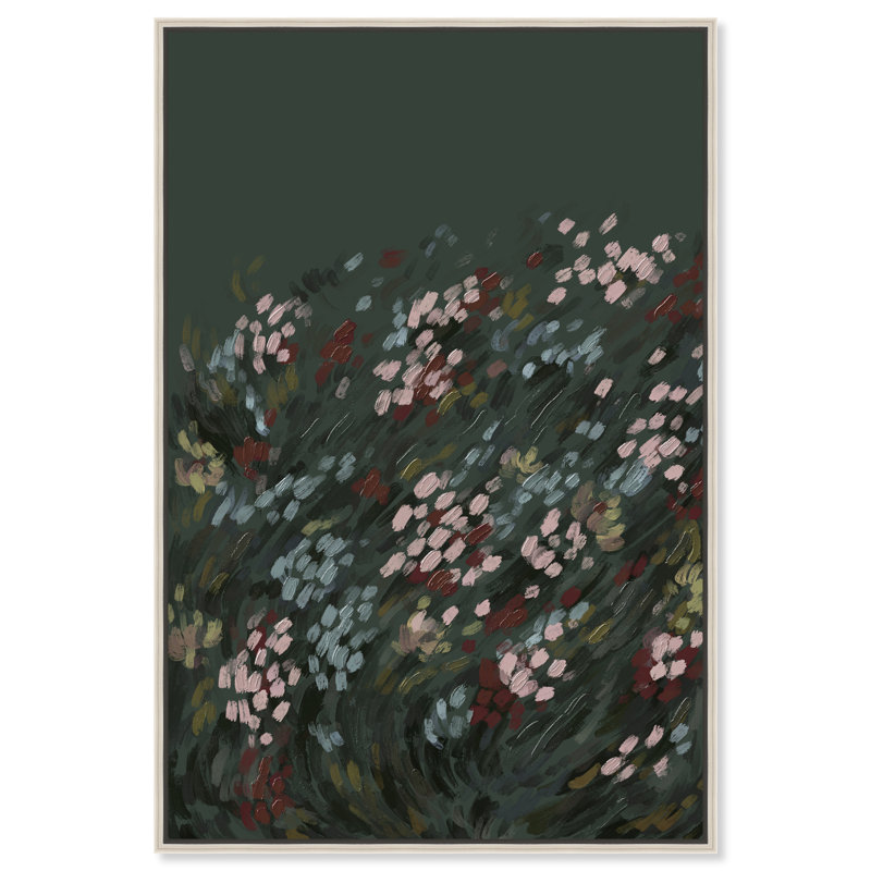 Subtle Movement Print by Oliver Gal, 37"H x 55"W, Silver Floater Frame