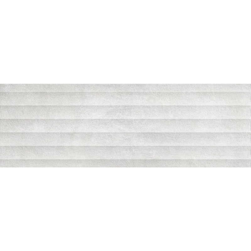 Carreau de céramique 12 po x 36 po London Blanco Décor Series, Gris clair
