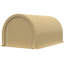 Abri de garage robuste - 10 pi x 16 pi, beige, housse en PE, véhicule beige, pour voiture, moto, bateau,