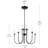  LED 2-Tier Traditional Chandelier with Layered Glass-111187484-111187487-111187489