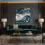 Art nautique gris sur toile-1935500492