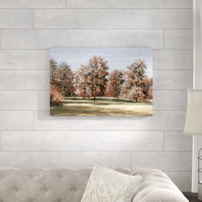 Arbre peint d’automne-impression sur toile
