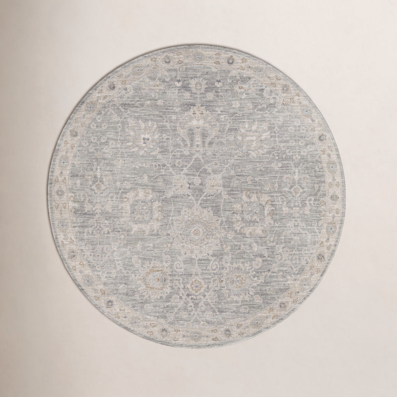 Conlan Oriental Indoor Rug, Round 7'