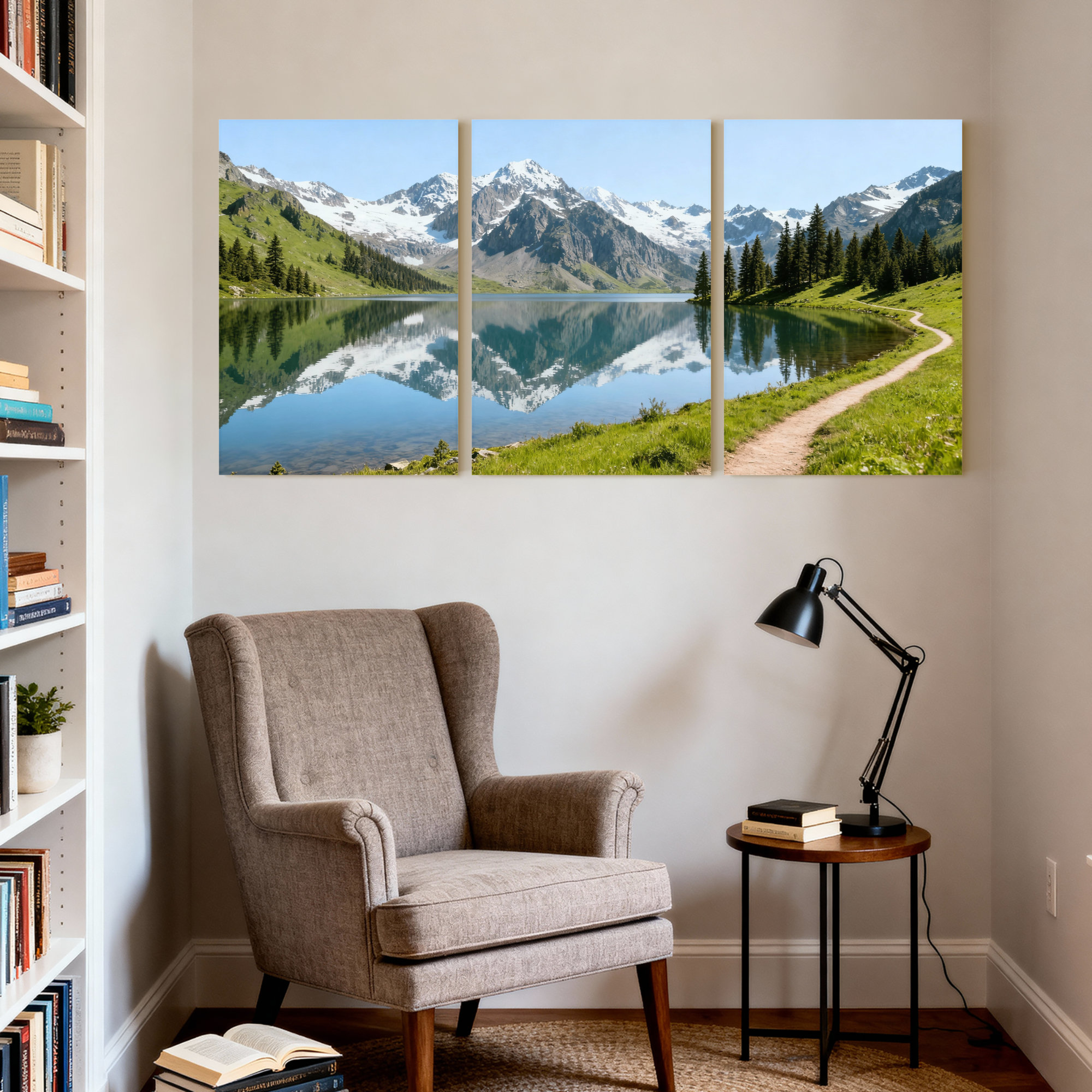 Millwood Pines Scenic & Cityscapes Mountain Lake Reflection Path Nature ...