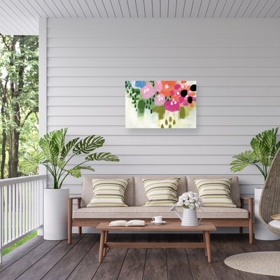 Yvette St. Amant Abstract Floral Outdoor  Canvas