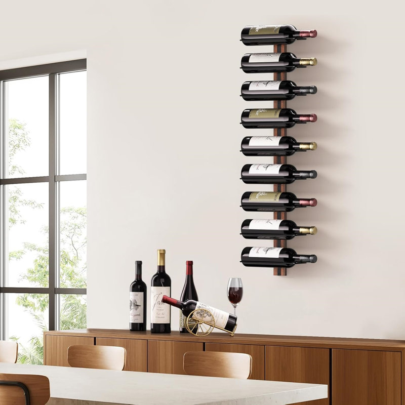 Wall Mounted Wine Bottle Rack