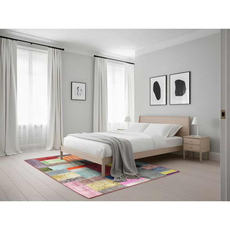 Patchwork Indoor Rug, Rectangle 5' x 7'