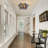 3-Light Dimmable Semi Flush Mount Ceiling Light With Smoky Gray & Colorful Swirled Glass Globe Bubbles-1594392888