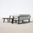 Raven Teak 4 - Person Modular Patio Conversation Sets with Cushions-1404357464