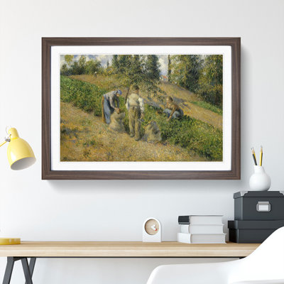 The Harvest by Camille Pissarro - Picture Frame Painting