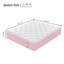 Housse tricotée en mousse à mémoire de forme pour matelas hybride QUEEN 12 pouces Certipur-US rose