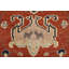 Tapis orange en laine orange Oushak 8 x 10