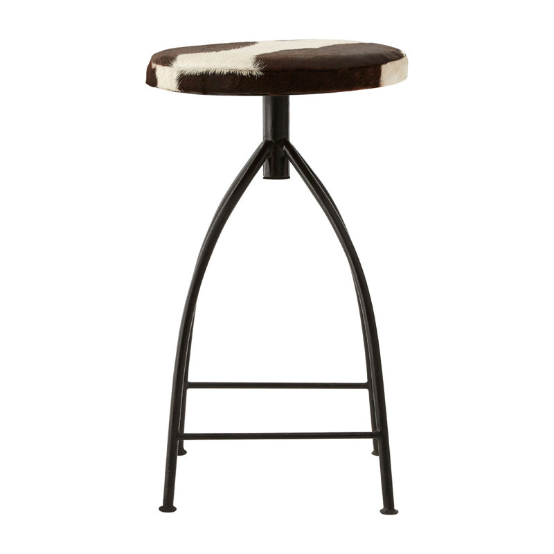 Tony Upholstered Counter Stool with Metal Frame