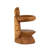 Melway 1 - Bottle Solid Wood Wine Bottle Rack in Brown