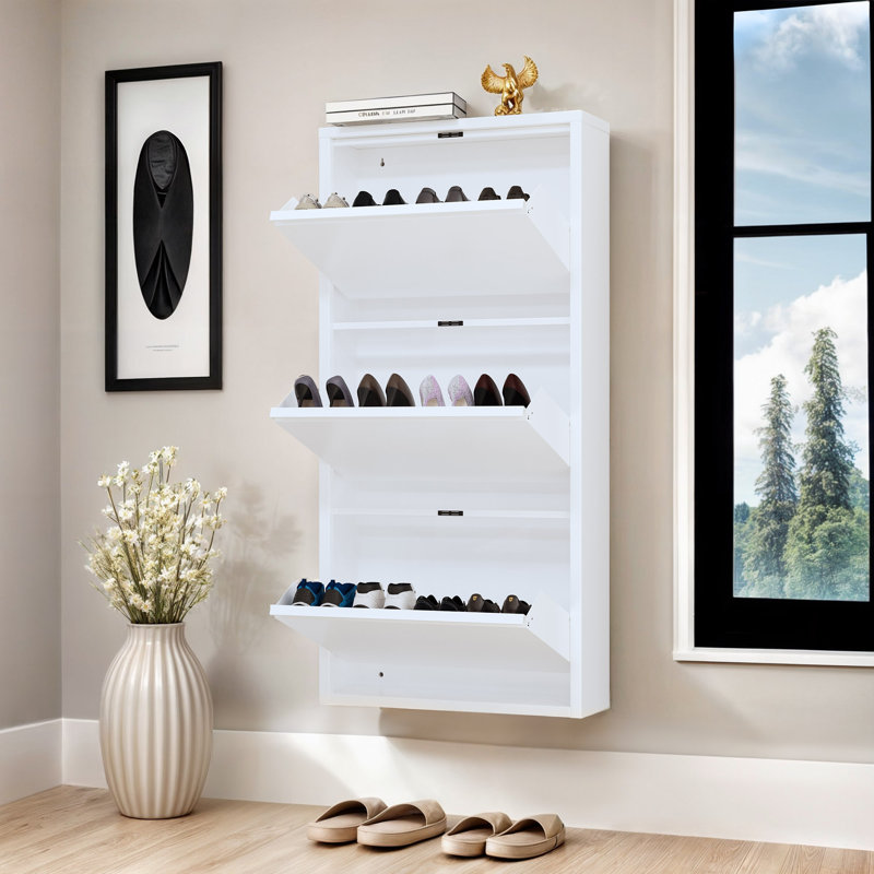 Armoire de rangement pour chaussures 8 paires